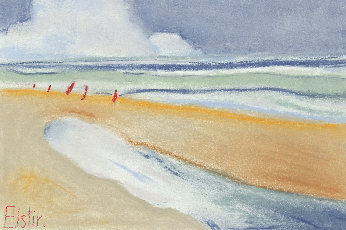 Elstir am Strand